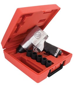 Air Impact Wrench Heavy Duty With 5 Sockets And Case