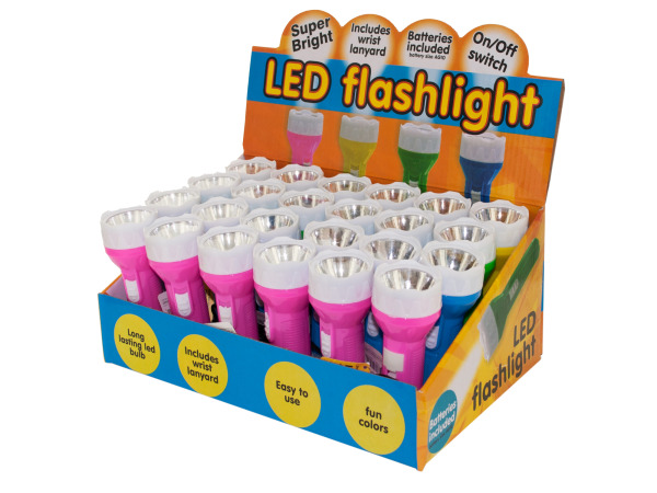 Ec009-24 Led Flashlight Counter Top Display