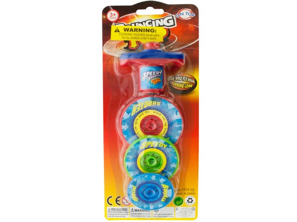 Ka192-12 3-layer Bouncing Top Spinner Toy