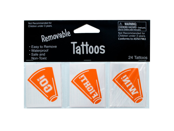 Kk927-24 Orange Tattoos