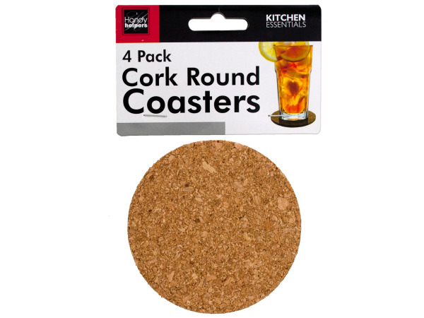 Hr277-24 Round Cork Coasters