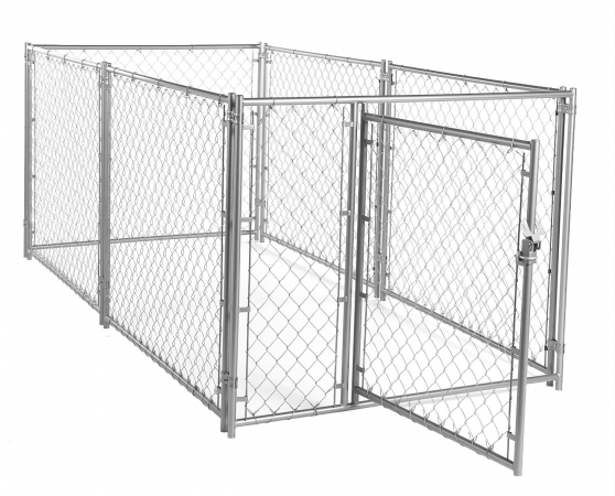 Cl 44150 Modular Chain Link Kennel, 4 X 5 X 10 Ft.