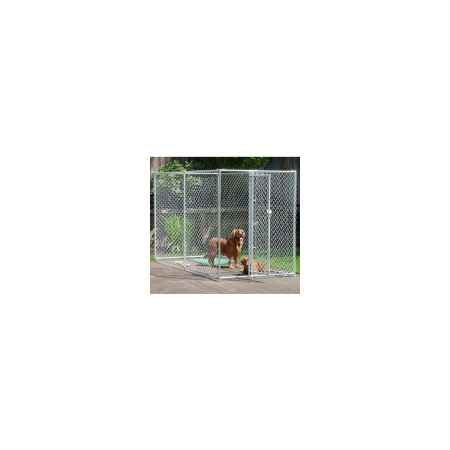 Cl 59145 Chain Link Kennel, 10 L X 10 W X 6 H ft.