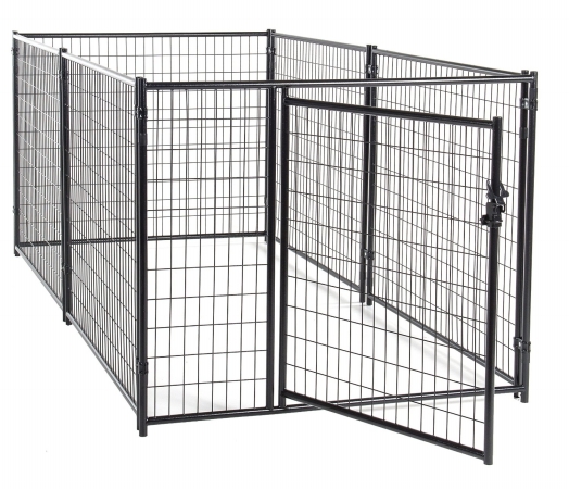 Cl 64150 Modular Welded Wire Kennel, 4 X 5 X 10 Ft.