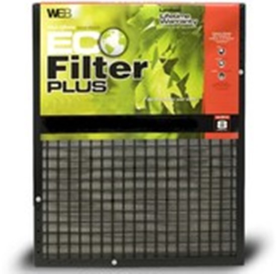 Khbwpluswp1425 14 X 25 X 1 Plus Permanent Electrostatic 1 In. Thick Filter