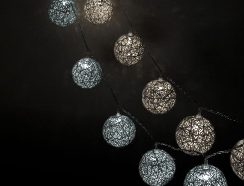 Fortune Products Sb-10dw Cotton Ball String Light