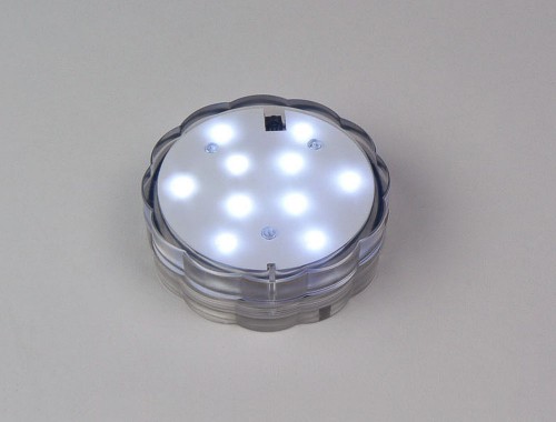 Fortune Products Sub-10w-rc Remote Control Submersible Light, White