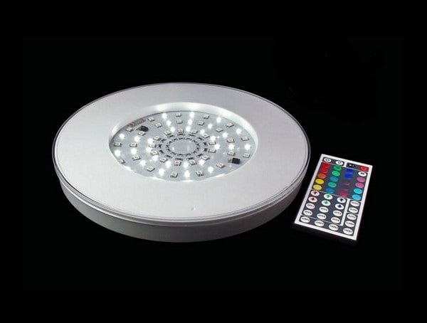 Fortune Products Lb-10wmc-rc Maxcolor Remote Control Led Light Bases, 10 In.