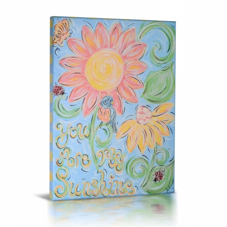 Green Fog Gf0029 You Are My Sunshine Canvas Gallery Wrapped Art