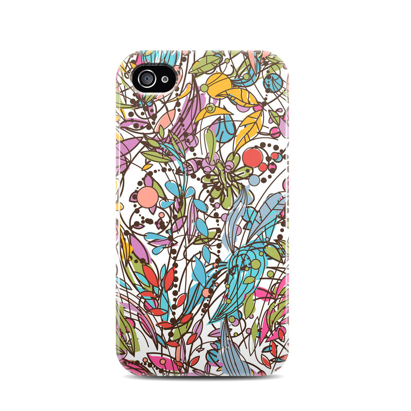 DecalGirl AIP4HC-FDOODLE Apple iPhone 4 Hybrid Case - Floral Doodle DecalGirl AIP4HC-FDOODLE Apple iPhone 4 Hybrid Case - Floral Doodle