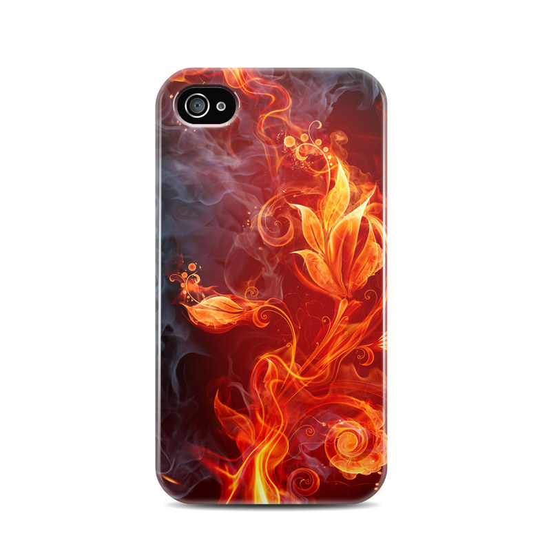 DecalGirl AIP4HC-FLWRFIRE Apple iPhone 4 Hybrid Case - Flower Of Fire DecalGirl AIP4HC-FLWRFIRE Apple iPhone 4 Hybrid Case - Flower Of Fire
