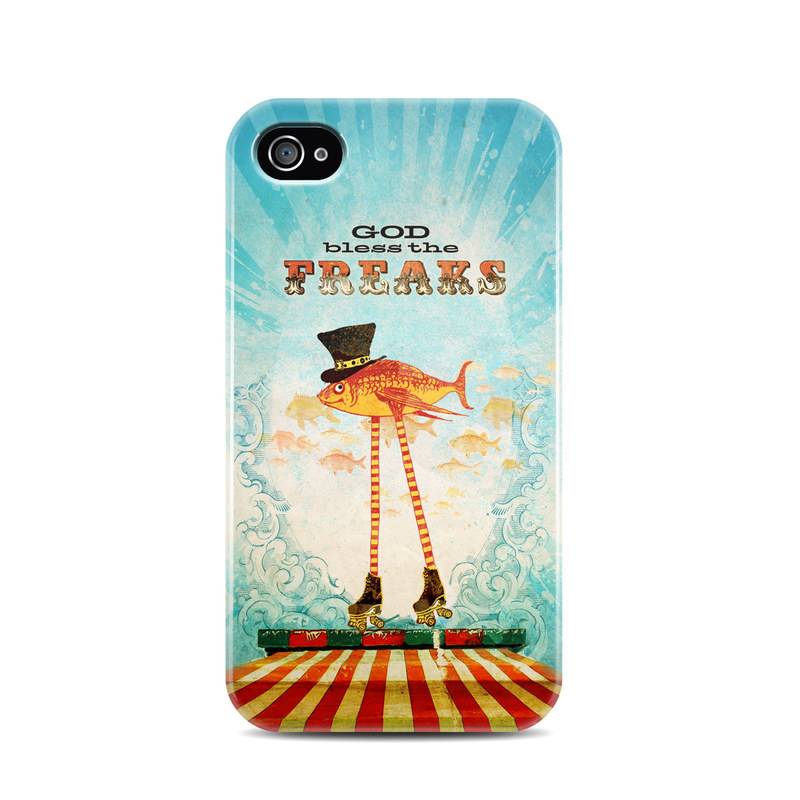 DecalGirl AIP4HC-GBFRKS Apple iPhone 4 Hybrid Case - God Bless The Freaks DecalGirl AIP4HC-GBFRKS Apple iPhone 4 Hybrid Case - God Bless The Freaks