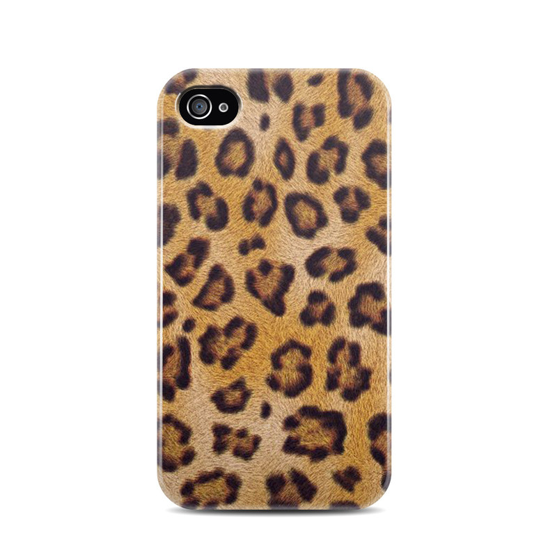 DecalGirl AIP4HC-LEOPARD Apple iPhone 4 Hybrid Case - Leopard Spots DecalGirl AIP4HC-LEOPARD Apple iPhone 4 Hybrid Case - Leopard Spots