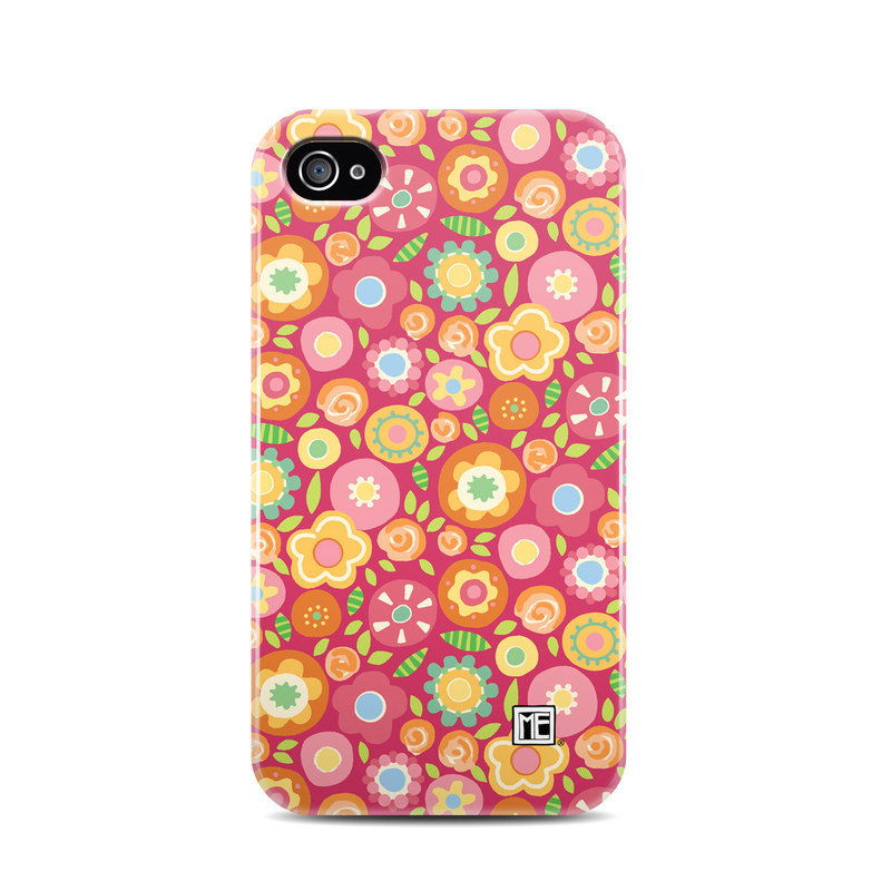 DecalGirl AIP4HC-SQUISHEDFLWRS Apple iPhone 4 Hybrid Case - Flowers Squished DecalGirl AIP4HC-SQUISHEDFLWRS Apple iPhone 4 Hybrid Case - Flowers Squished