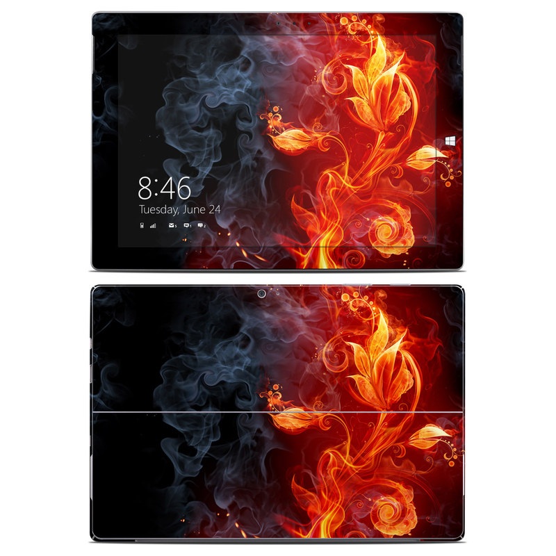 MIS3-FLWRFIRE Microsoft Surface 3 Skin - Flower Of Fire MIS3-FLWRFIRE Microsoft Surface 3 Skin - Flower Of Fire