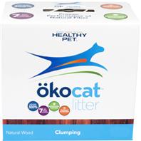 Healthy Pet 601626 Okocat Natural Wood Clumping Cat Litter, 7.5 Pound