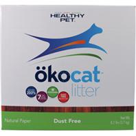 Healthy Pet 601636 Okocat Natural Dust-free Paper Cat Litter, 8.2 Pound
