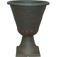 077044 16 In. Cmx Sherwood Collection Sonoma Urn Rust