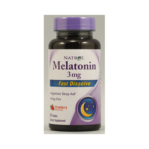 Ecw1045269 Melatonin Fast Dissolve Strawberry 3 Mg., 1 X 90 Tablets