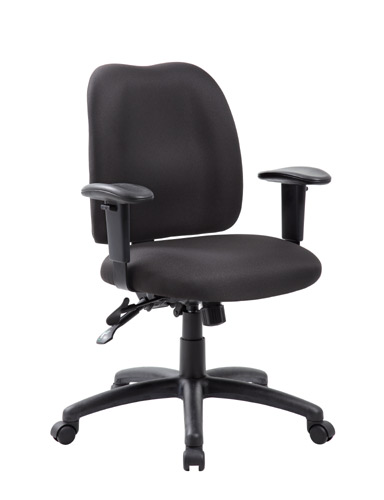 B4006-bk Multi-function Task Chair, Black