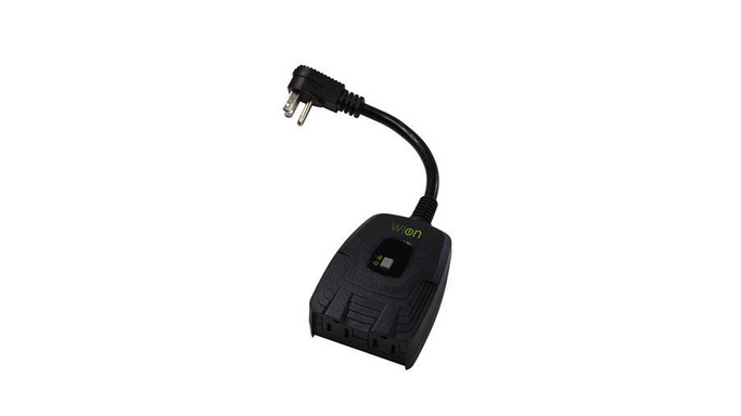 50049 Outdoor Wifi Outlet, Black