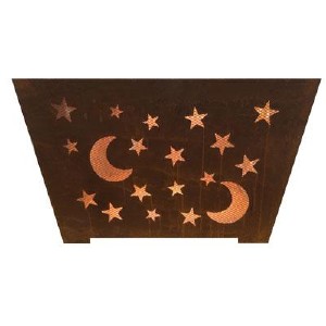 Ff1004 Star And Moon Fire Basket
