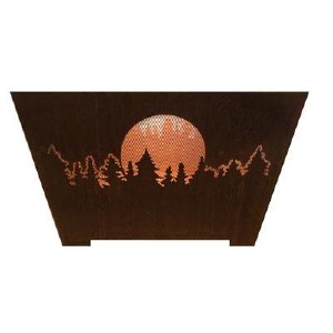 Ff1003 Forest And Moon Fire Basket