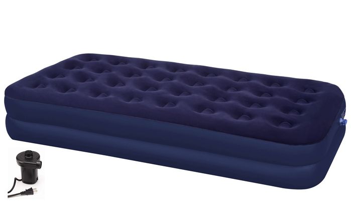 Ab75dtac04 Second Avenue Collection Twin Air Mattress With Electric Air Pump