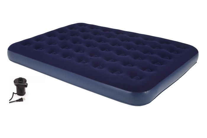 Ab78qnac04 Second Avenue Collection Queen Air Mattress With Electric Air Pump