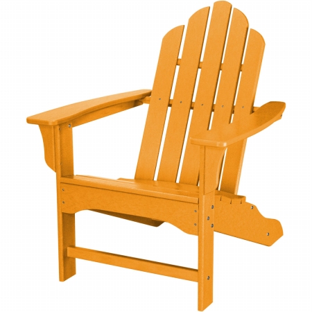 Hvlna10ta All-weather Adirondack Chair, Tangerine