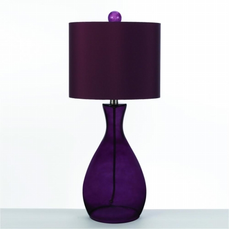 Angelo Lighting 8521-tl Mercer Table Lamp Crafted, Grape Hand-blown Glass