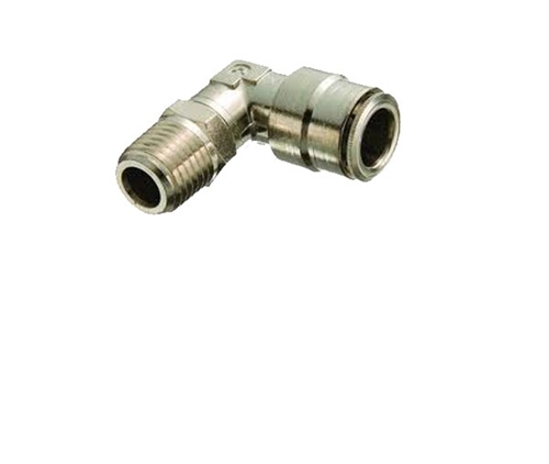 Fit-pushtube-elbow-10 Elbow 0. 37 In. Tube To 0. 37 In. Npt Male - Air Fittings