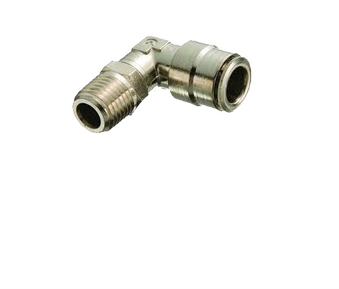 Fit-pushtube-elbow-10a Elbow 0. 37 In. Tube To 0. 25 In. Npt Male - Air Fittings