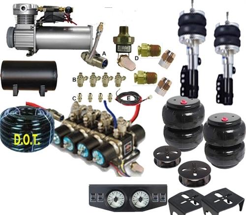 Fbs-por-11-kit3 Porsche Plug And Play Fbss Complete Air Suspension Kits