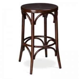 Quality Ac3000-24 Backless Bentwood Look Aluminum Stool