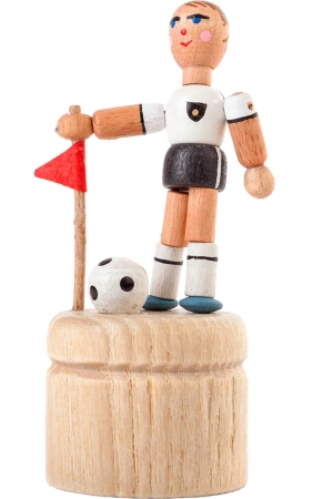 Dreg 105-061 Dregeno Push Toy - Soccer Player