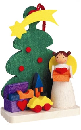 Grau 4171 Graupner Ornament - Angel With Toys-tree
