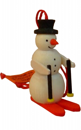 Grau 4335 Graupner Ornament - Snowman Skier