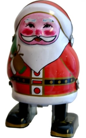 Ms241 Collectible Tin Toy - Santa