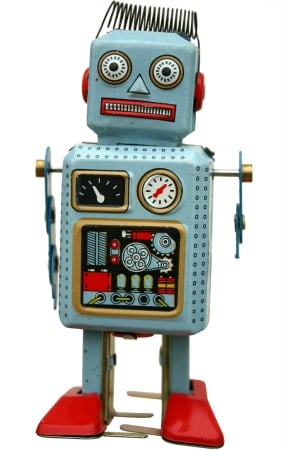 Ms294 Collectible Tin Toy - Robot