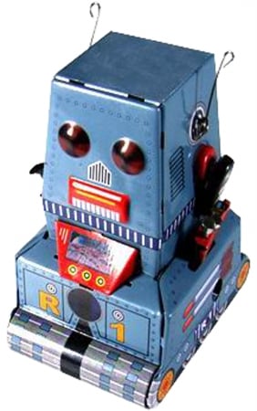 Ms371 Collectible Tin Toy - Robot