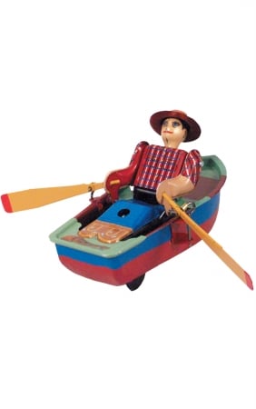 Ms385 Collectible Tin Toy - Rowboat