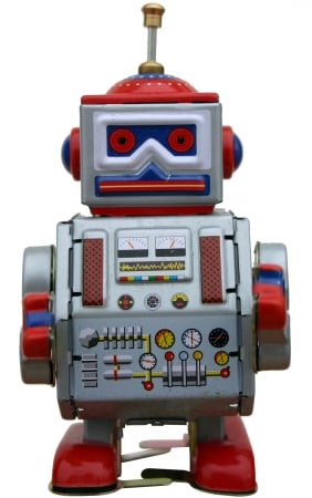 Ms406 Collectible Tin Toy - Robot