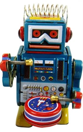 Ms408 Collectible Tin Toy - Robot