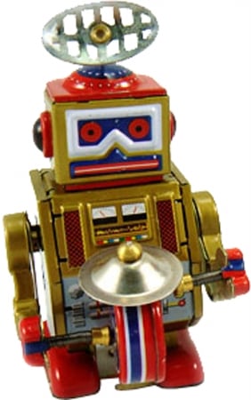 Ms409 Collectible Tin Toy - Robot