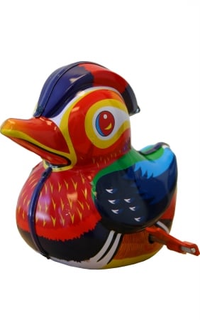 Ms521 Collectible Tin Toy - Swimming Duck