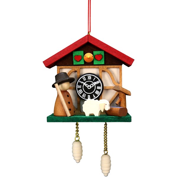 Christian Icht Ornament - Cuckoo Clock Sheep