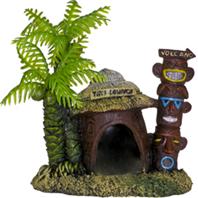 Blue Ribbon Pet Products 006062 Exotic Environments Betta Hut With Palm Tree