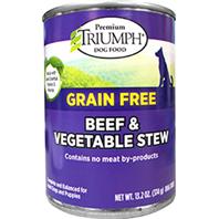 486082 Triumph Grain Free Beef & Veg Stew Can Dog Food
