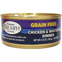486088 Triumph Grain Free Chicken & Whtfish Can Cat Food
